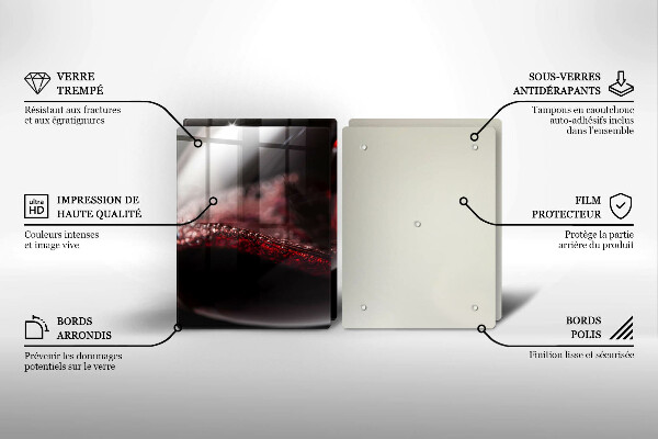 Tocător sticlă Vin roșu într-un pahar