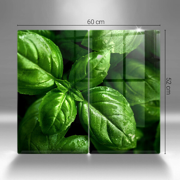 Tocător sticlă Frunze de busuioc