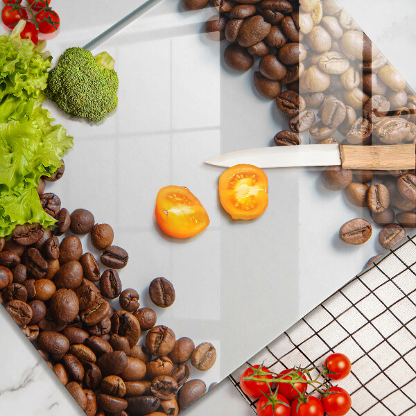 Tocător sticlă Boabe de cafea