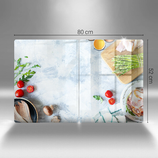 Tocător sticlă Ingrediente în bucătărie