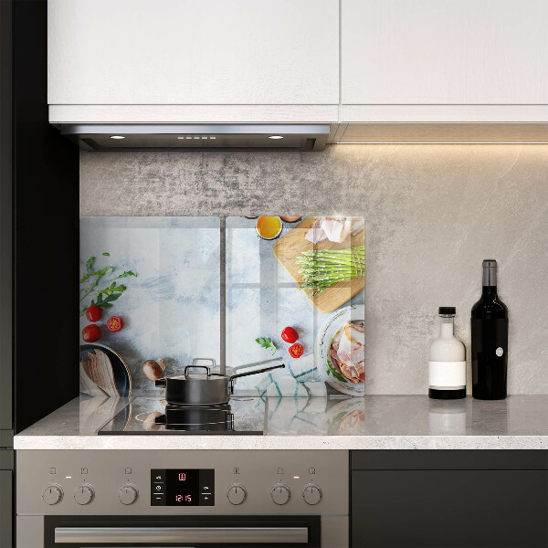 Tocător sticlă Ingrediente în bucătărie