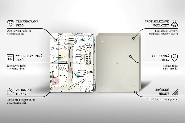 Tocător sticlă Accesorii pentru bucatarie