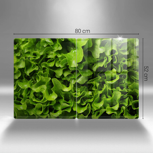 Tocător sticlă Frunze de salata verde