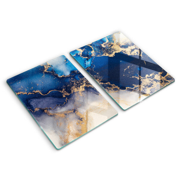 Tocător sticlă Abstracția din marmură