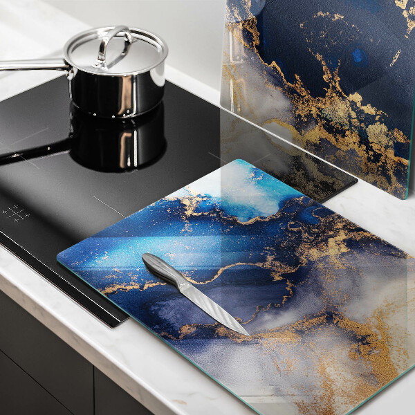 Tocător sticlă Abstracția din marmură