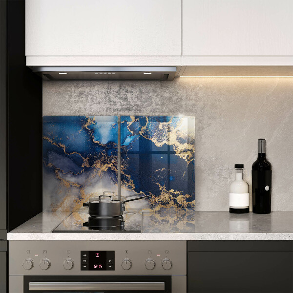 Tocător sticlă Abstracția din marmură