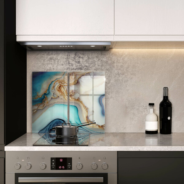 Tocător sticlă Marmură multicoloră