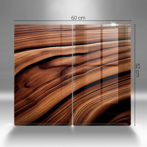 Tocător sticlă Structura din lemn