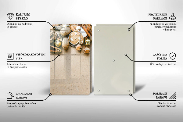 Tocător sticlă decorațiuni de Crăciun