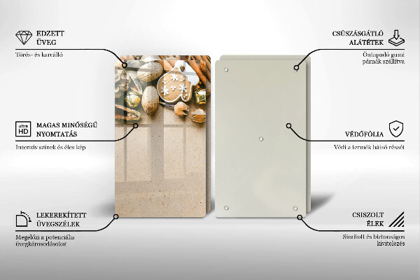 Tocător sticlă decorațiuni de Crăciun