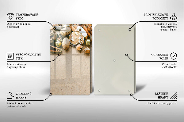 Tocător sticlă decorațiuni de Crăciun