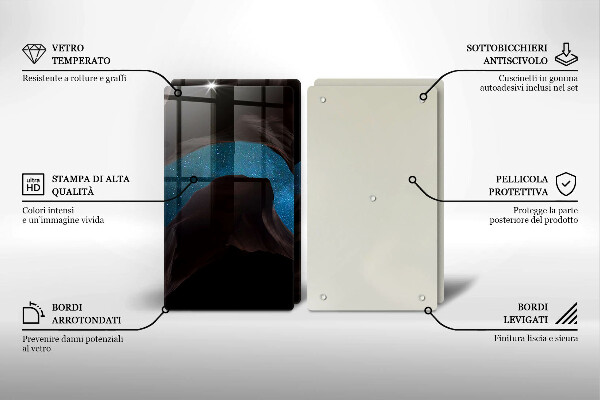 Tocător sticlă Cer înstelat