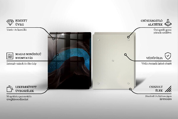 Tocător sticlă Cer înstelat