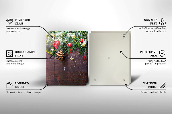 Tocător sticlă glob de Craciun