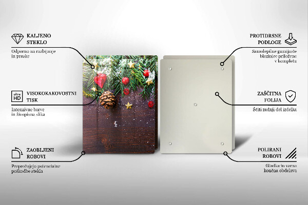 Tocător sticlă glob de Craciun