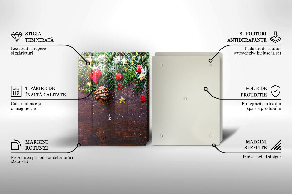 Tocător sticlă glob de Craciun