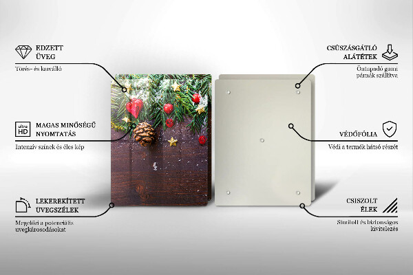 Tocător sticlă glob de Craciun