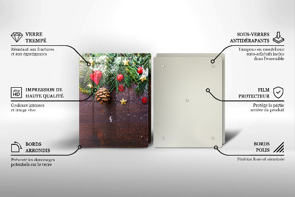 Tocător sticlă glob de Craciun