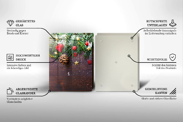 Tocător sticlă glob de Craciun