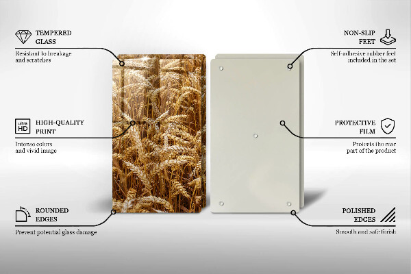 Tocător sticlă Câmp de cereale