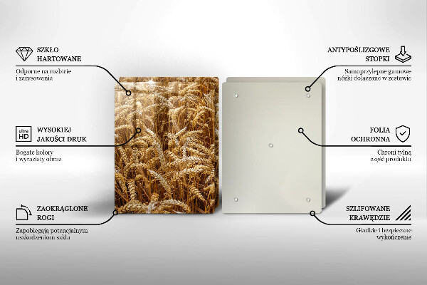 Tocător sticlă Câmp de cereale