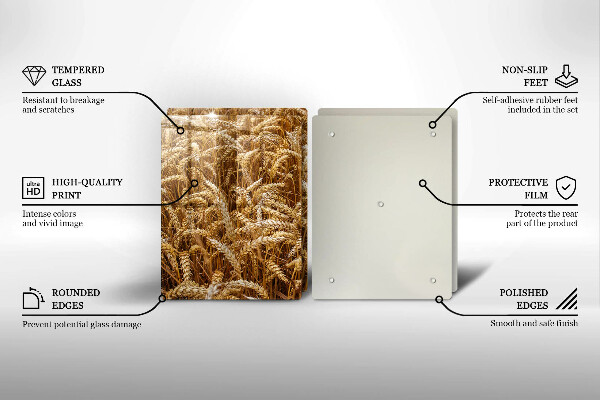 Tocător sticlă Câmp de cereale