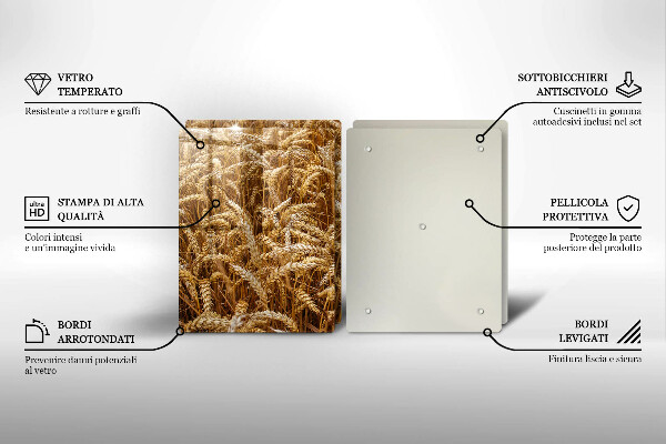 Tocător sticlă Câmp de cereale