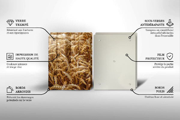 Tocător sticlă Câmp de cereale