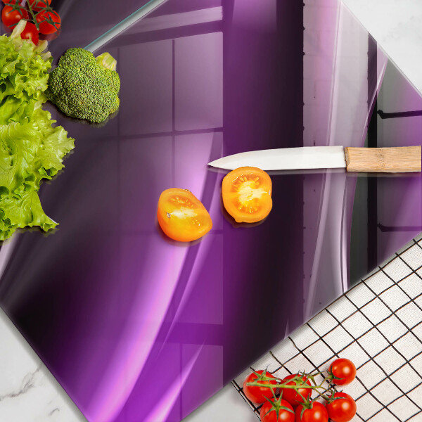 Tocător sticlă Abstracție violet