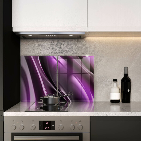 Tocător sticlă Abstracție violet