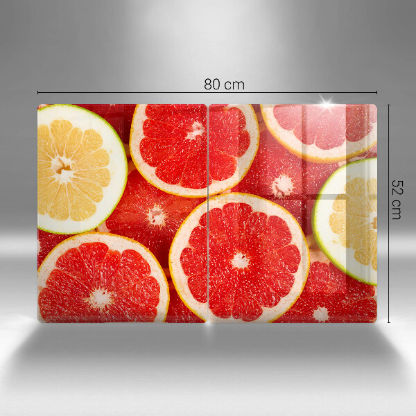 Tocător sticlă Felii de grapefruit