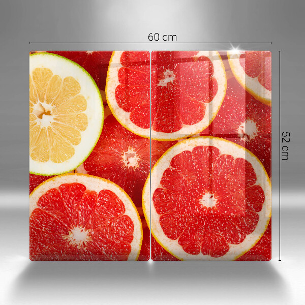 Tocător sticlă Felii de grapefruit