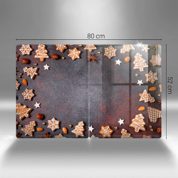 Tocător sticlă Crăciun turtă dulce