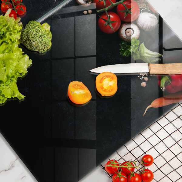 Tocător sticlă Legume colorate