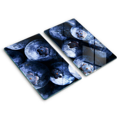 Tocător sticlă Prim-plan cu fructe de padure