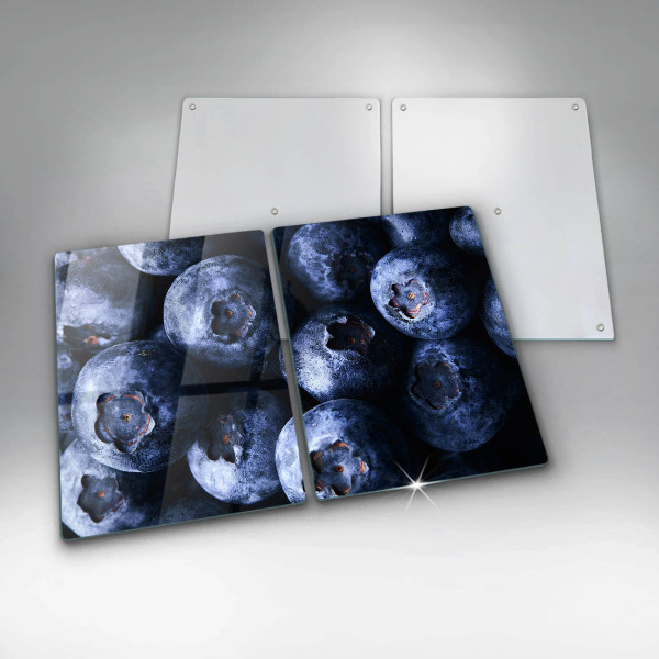 Tocător sticlă Prim-plan cu fructe de padure