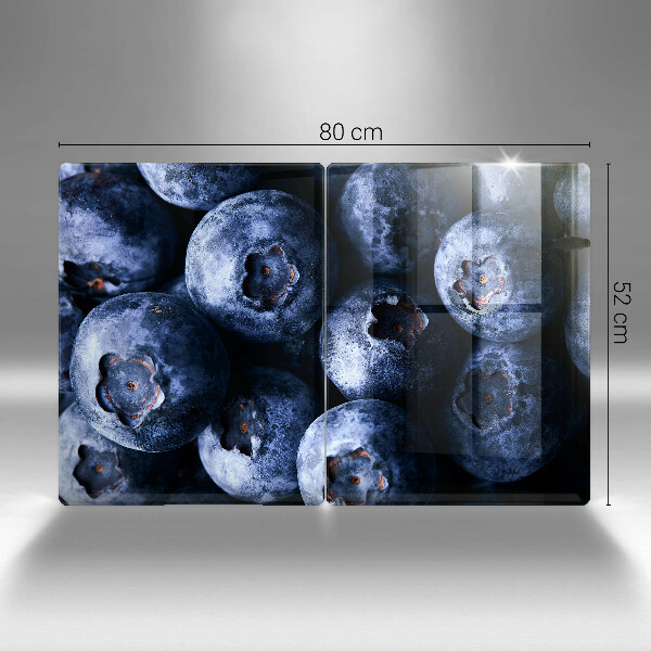 Tocător sticlă Prim-plan cu fructe de padure