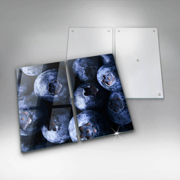 Tocător sticlă Prim-plan cu fructe de padure