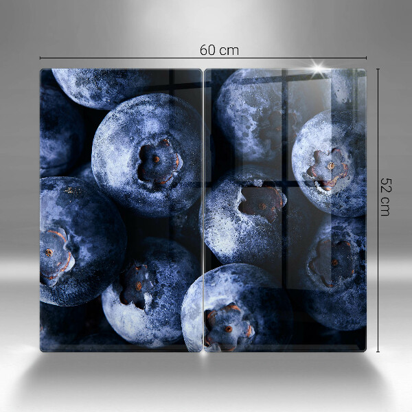 Tocător sticlă Prim-plan cu fructe de padure