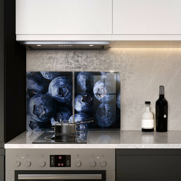 Tocător sticlă Prim-plan cu fructe de padure