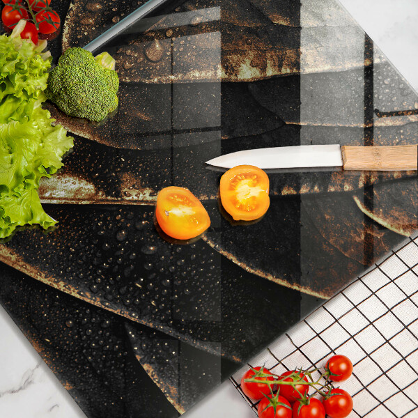 Tocător sticlă Frunza de aur