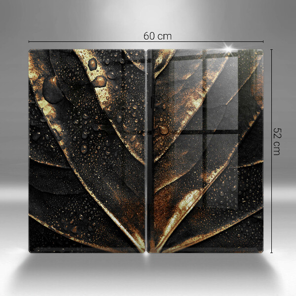 Tocător sticlă Frunza de aur