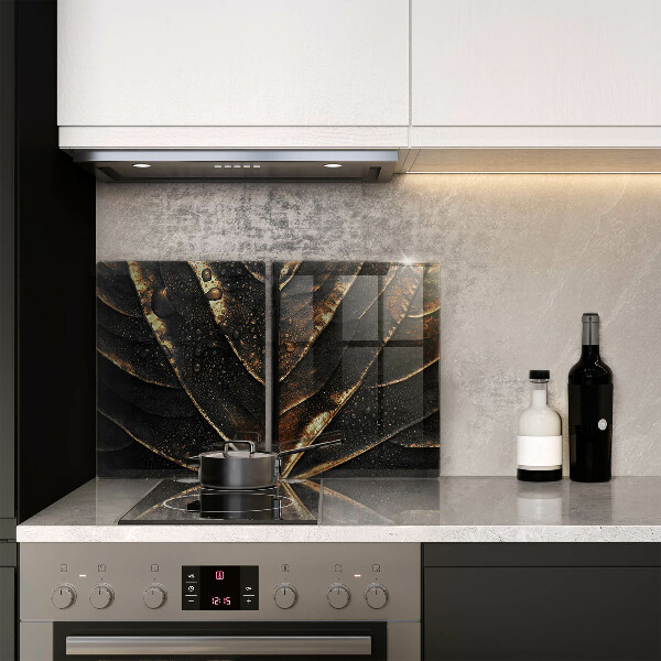 Tocător sticlă Frunza de aur