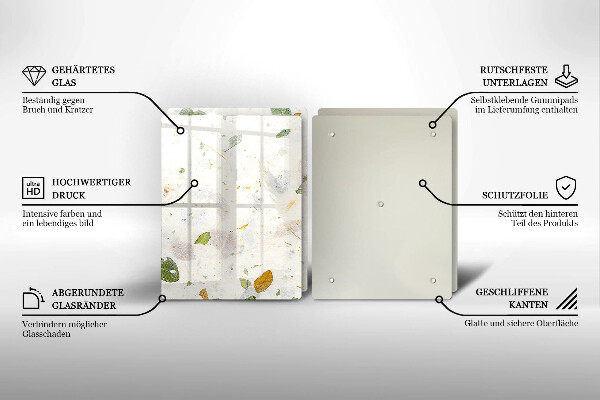 Tocător sticlă Frunze cazatoare