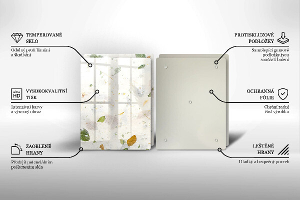 Tocător sticlă Frunze cazatoare