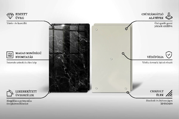 Tocător de bucătărie Marmură elegantă