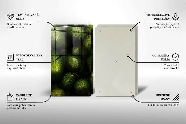 Tocător de bucătărie Fructe de avocado