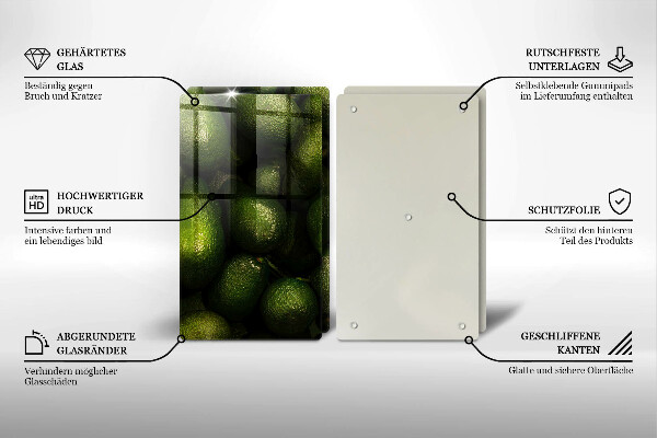 Tocător de bucătărie Fructe de avocado