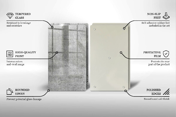 Tocător de bucătărie Textura de beton