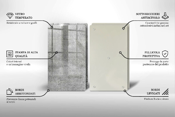 Tocător de bucătărie Textura de beton